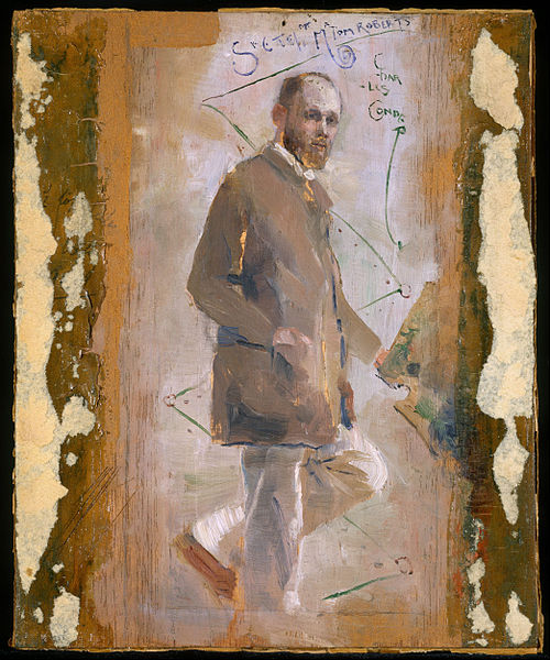 An Impressionist (Tom Roberts), 1889, Charles Conder