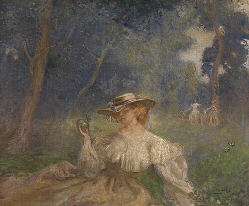 A Summer Afternoon: The Green Apple, 1894, Charles Conder