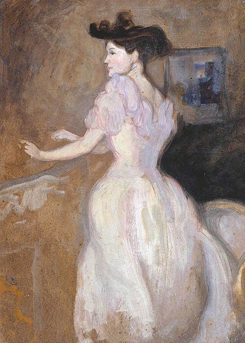 Portrait Study, 1903, Charles Conder