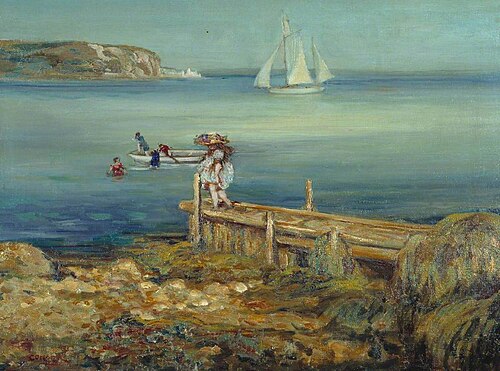 Swanage Bay, 1901, Charles Conder
