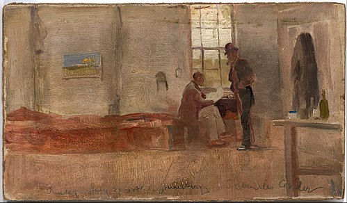 Impressionists' camp, 1889, Charles Conder