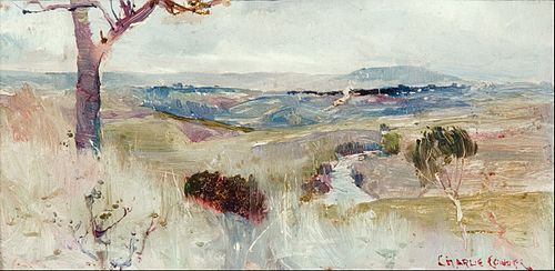 Dandenongs from Heidelberg, 1889, Charles Conder