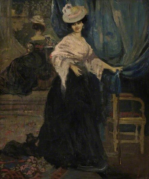 Portrait of Mrs. Amy Halford, , Charles Conder
