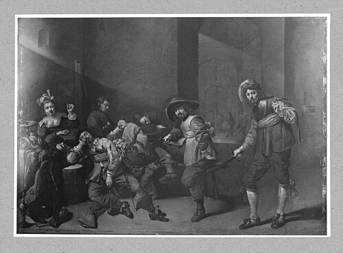 soldiers in a guardroom with a woman, 1625, Jacob Duck