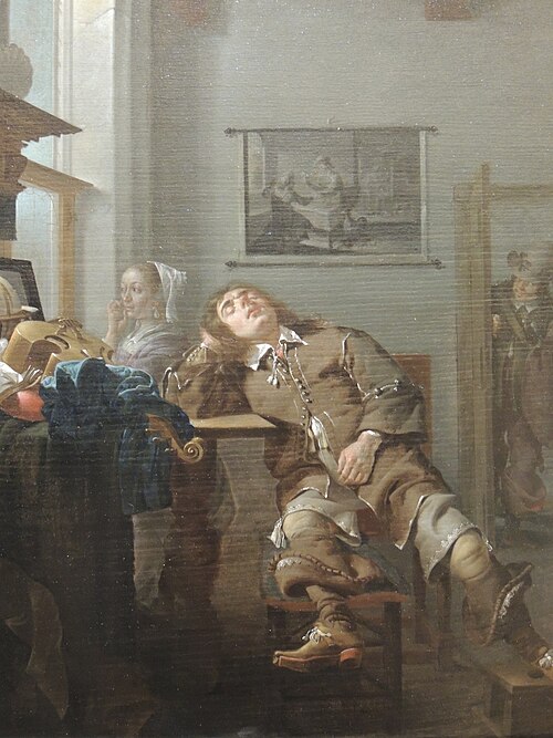 Soldat endormi, 1650, Jacob Duck