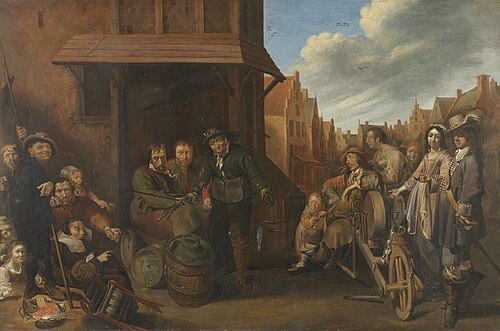 The Mountebank, 1700, Jacob Duck