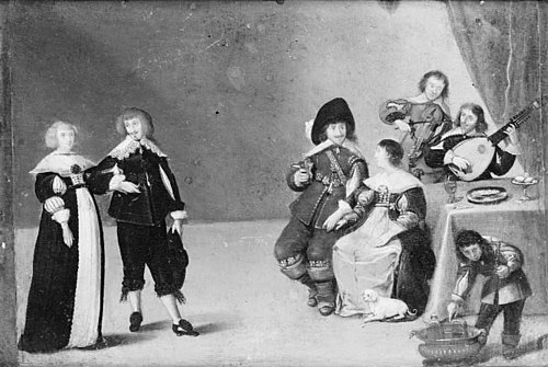 Party Scene, 1646, Jacob Duck