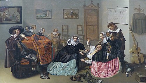 Scène galante, 1633, Jacob Duck