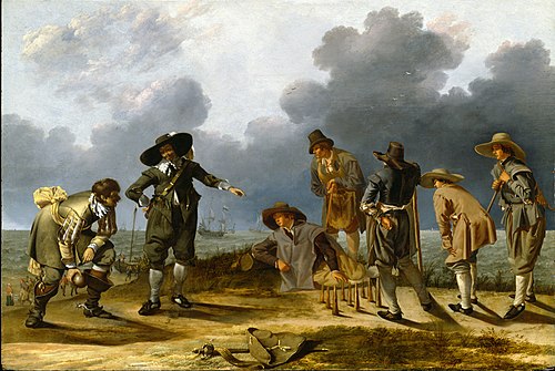 The Game of Skittles (Allegory of Fortune?), 1635, Jacob Duck