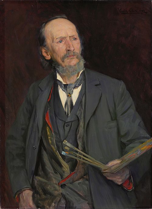 Portrait of the Painter Amaldus Nielsen, 1902, Fredrik Kolstø