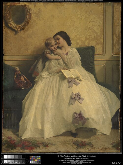 Mother and Child, 1861, Gustave Léonard de Jonghe