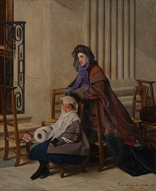 Sunday Morning, 1864, Gustave Léonard de Jonghe