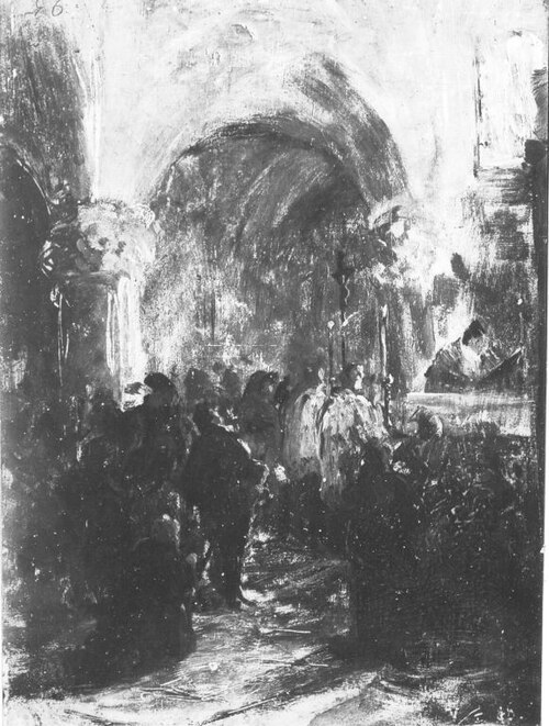 In der Messe, 1886, Edmund Harburger