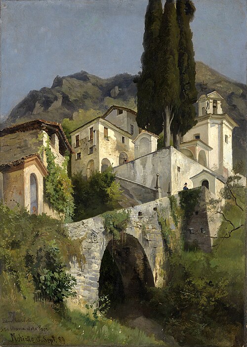 Sta. Maria della Pace in Nobiallo, 1889, Edmund Kanoldt