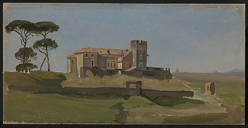 Motiv aus der römischen Campagna, 1880, Edmund Kanoldt