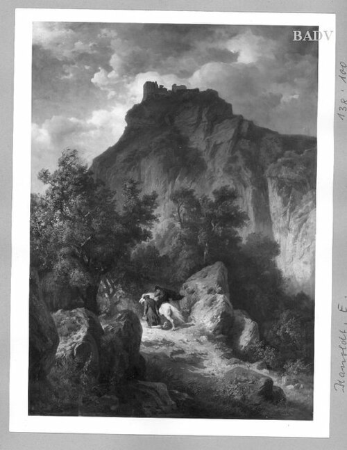 The ride to Canossa, 1872, Edmund Kanoldt
