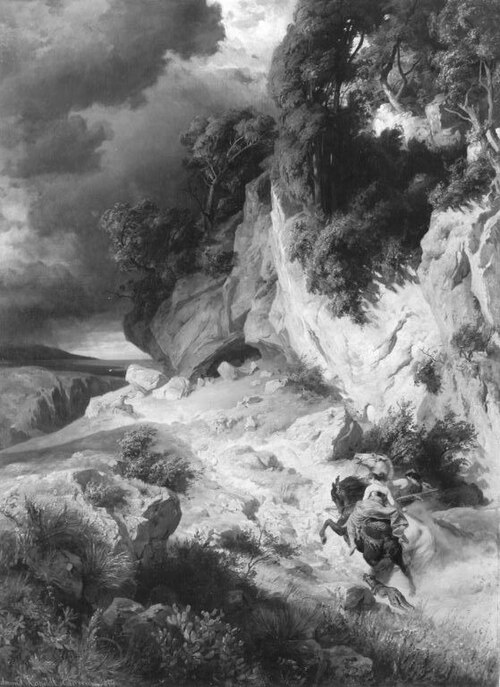 Dido und Aeneas, 1879, Edmund Kanoldt