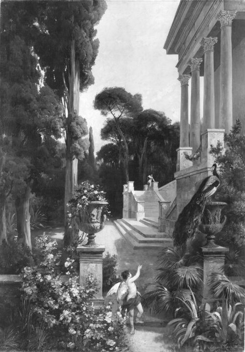 Amor entflieht, 1881, Edmund Kanoldt
