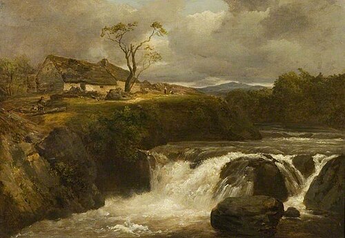 The Waterfall, 1867, Edmund Gill