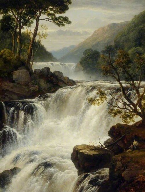 Waterfall, Inversnaid, 1875, Edmund Gill