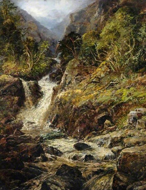 A Welsh Mountain Torrent, , Edmund Gill