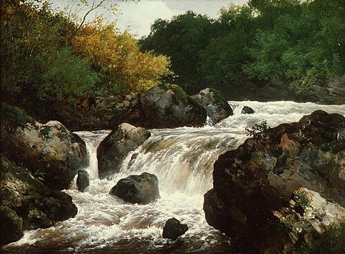 scene on the River Conway, 1860, Edmund Gill