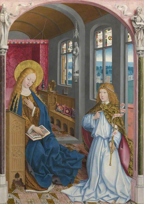 L'Annonciation, 1475, Maître de Liesborn