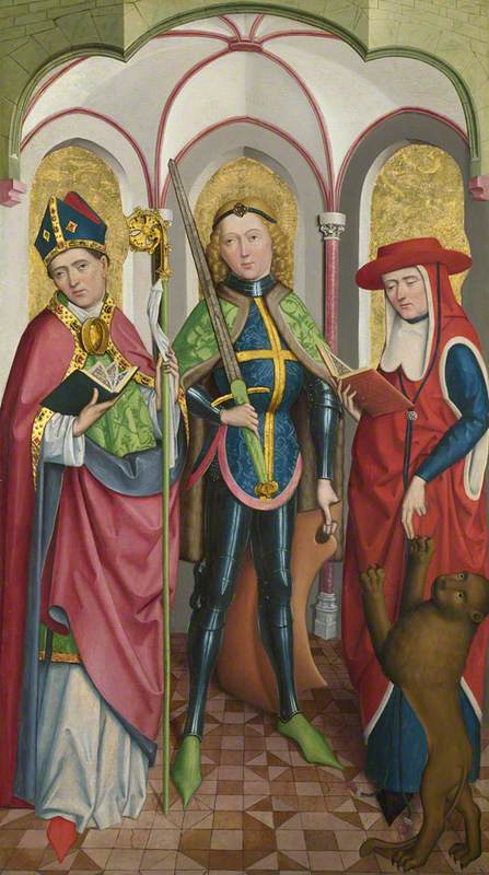 Saints Ambrose, Exuperius and Jerome, 1477, Maître de Liesborn