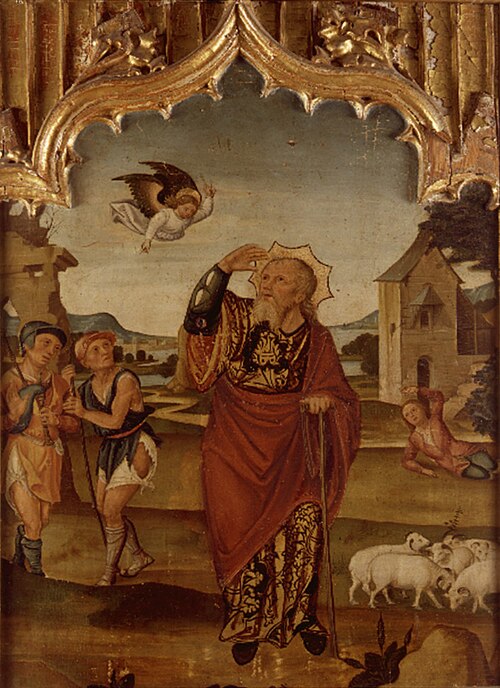 Anuncio del Ángel a San Joaquín entre los pastores, 1507, Vicente Masip