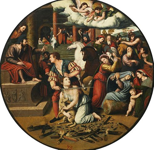The Martyrdom of Saint Agnes, 1540, Vicente Masip