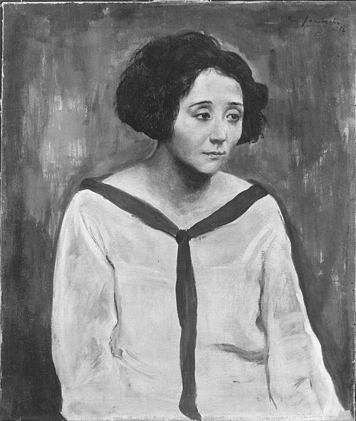 Frauenporträt, 1916, Willy Jaeckel