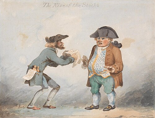 The Rise of the Stocks (One of a Set of Three), 1799, John Sell Cotman