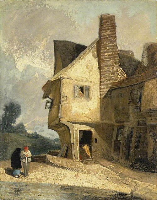 An Old House at St Albans, 1806, John Sell Cotman