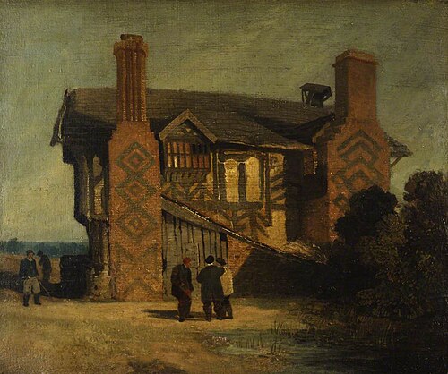 Moreton Hall, Cheshire, 1807, John Sell Cotman