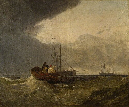 Sea View (Fishing Boats), 1820, John Sell Cotman