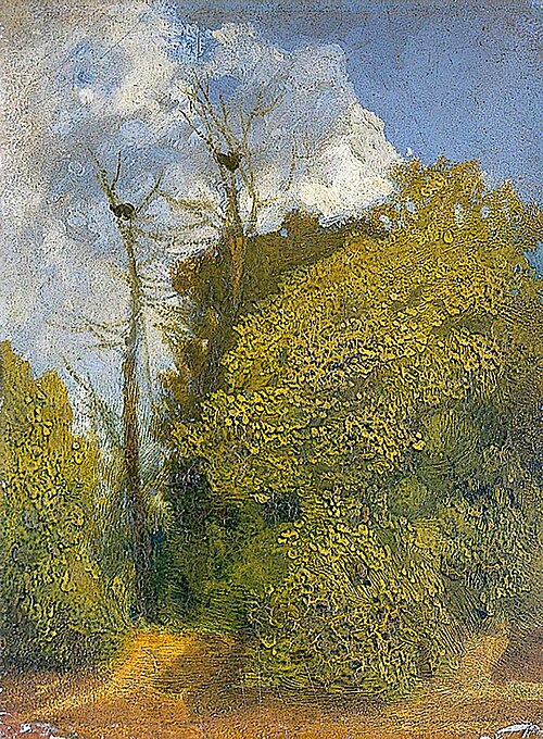 In the Bishop's Garden, 1824, John Sell Cotman