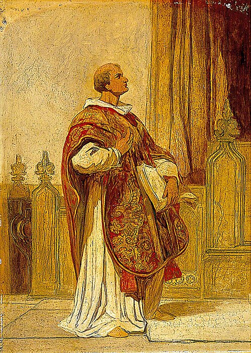 An Ecclesiastic, 1836, John Sell Cotman