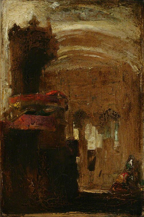 Sketch of a Church Interior, 1842, John Sell Cotman