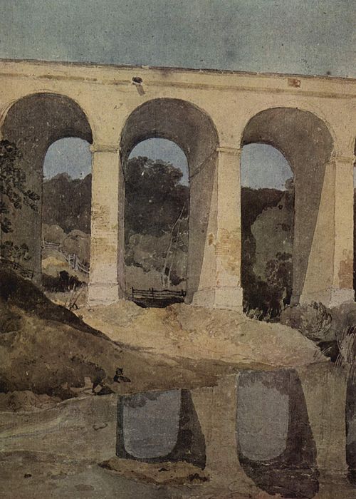 L'Aqueduc de Chirk, 1804, John Sell Cotman