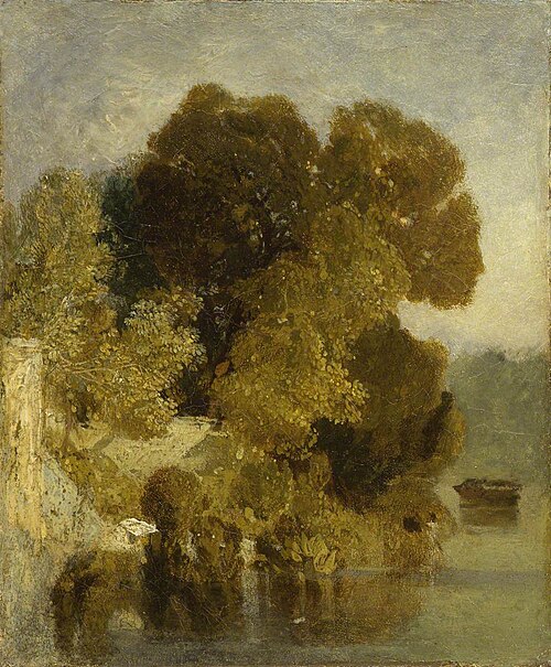 The Silent Stream, Normandy, France, 1826, John Sell Cotman