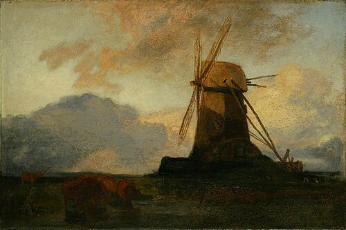 Lincolnshire Draining Mill, , John Sell Cotman