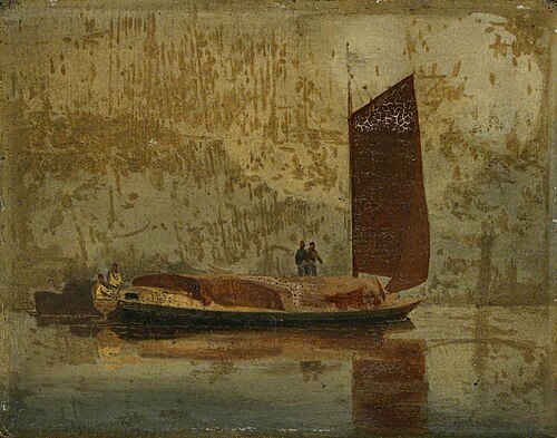 River Scene (A Norfolk Wherry), , John Sell Cotman
