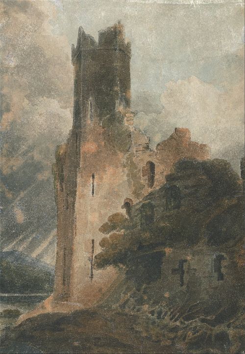 A Castle Tower (Caernarvon Castle), , John Sell Cotman