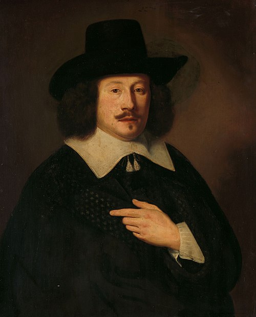 Portrait of a man, 1638, Pieter Dubordieu