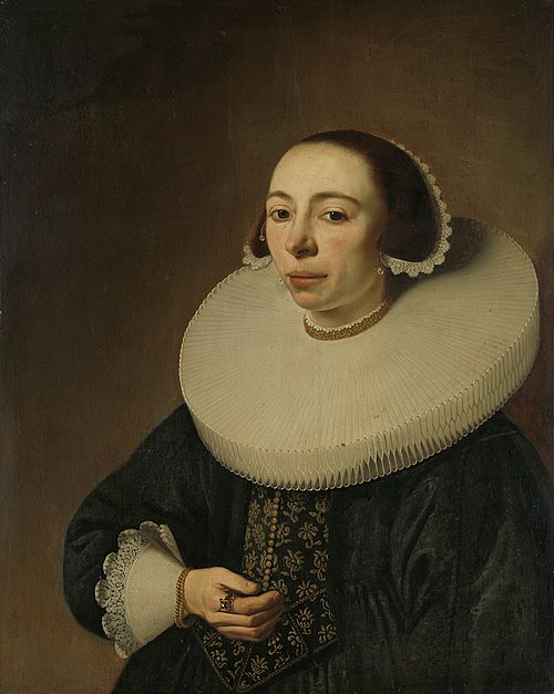 Portrait of a woman, 1638, Pieter Dubordieu