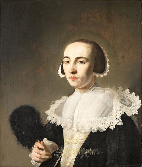 Portrait de femme, 1637, Pieter Dubordieu