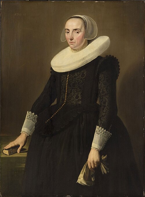 Portrait of Jeanne de Planque, 1635, Pieter Dubordieu