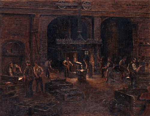 Iron rolling mill, 1900, Eduard Krause-Wichmann