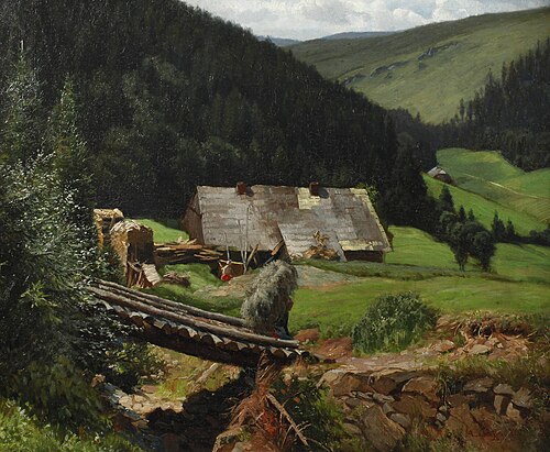 From the Giant Mountains, , Eduard Leonhardi