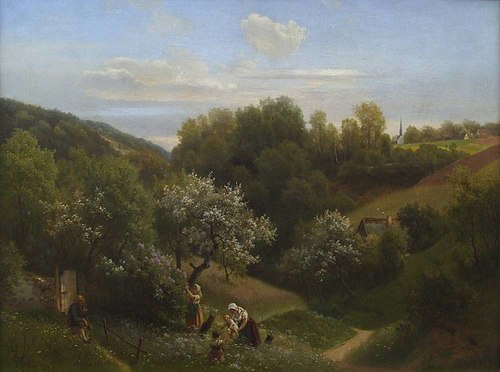 Obersächsische Landschaft, 1869, Eduard Leonhardi